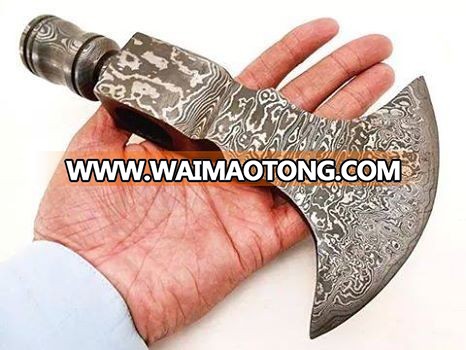 Handmade Damascus axe head